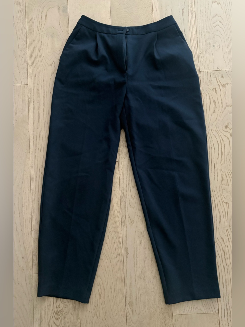 Promod Navy Women's Tailored Ankle Pants